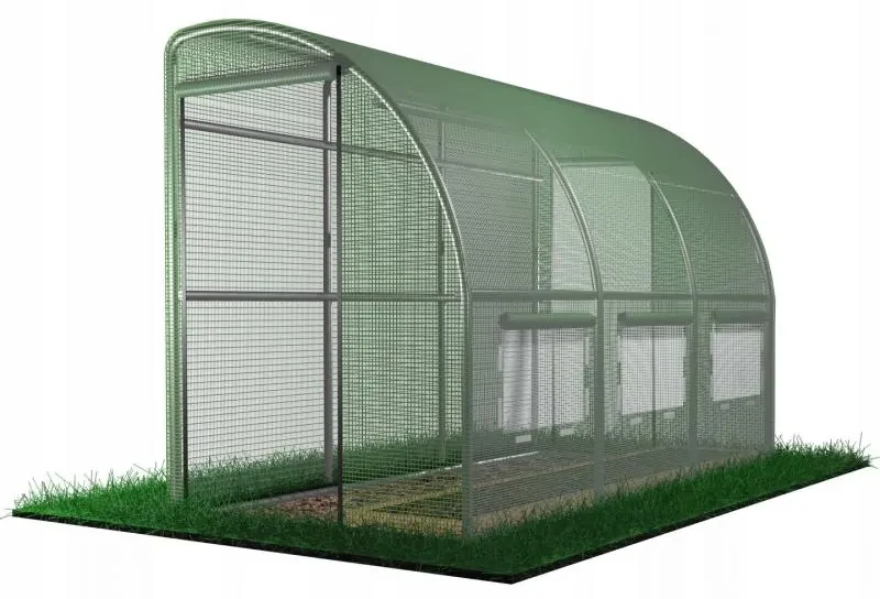 GARDEN LINE FÓLIOVNÍK - KU STENE - 3 SEGMENTY - 400 x 150 x 200 CM