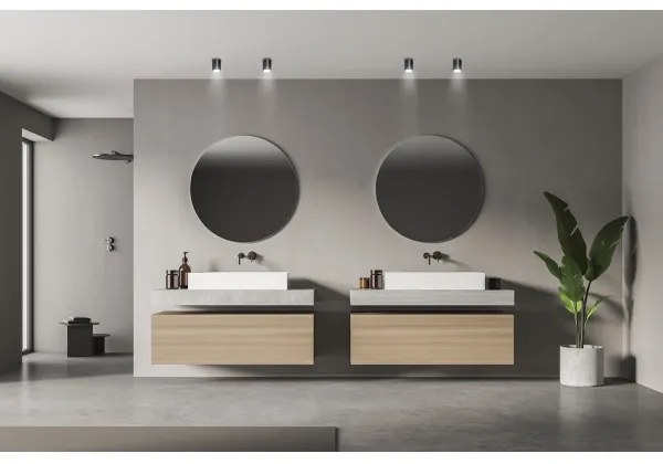 Kanlux 33362 - Vonkajšie bodové svietidlo AQILO 1xGU10/7W/230V IP65 antracitové