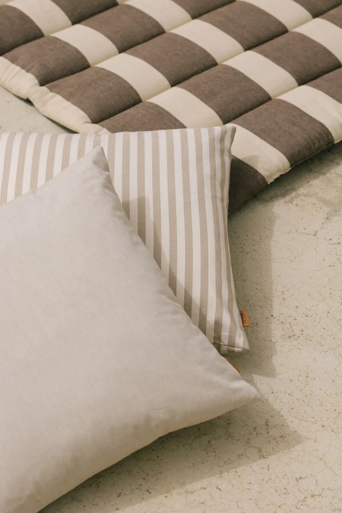 Ferm Living Vonkajší poťah na vankúš Strand Sand 50 × 50 cm