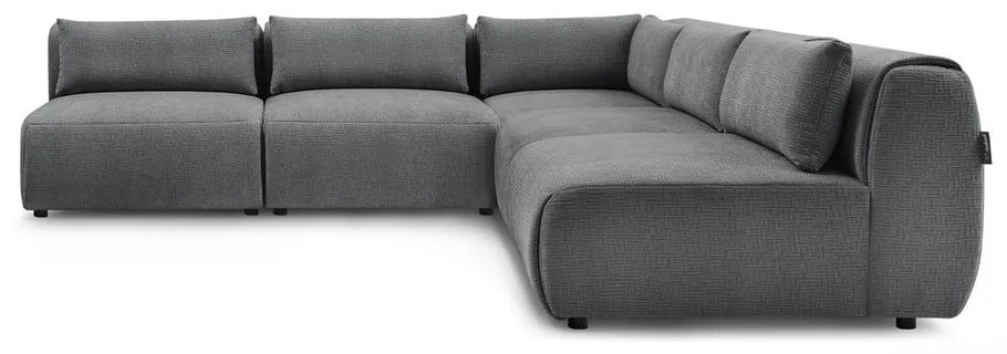 Sivá rohová pohovka (variabilná) Jeanne – Bobochic Paris