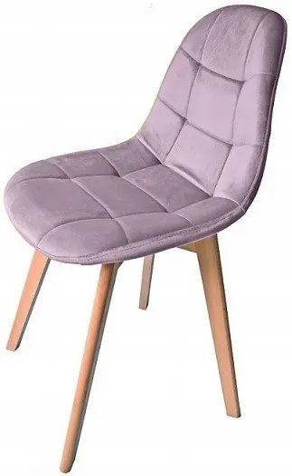 Zamatová stolička Montreal staroružová