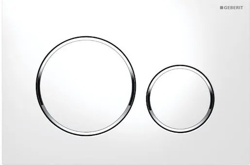 Geberit Sigma20 ovládacie tlačidlo plast biely lesk 115.882.KJ.1