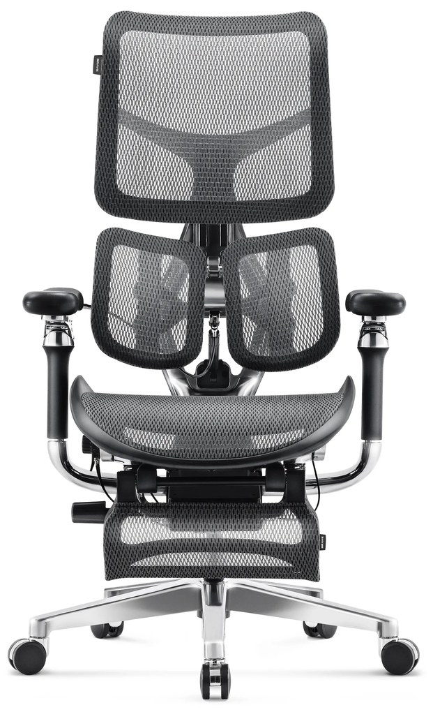 Ergonomické kancelárske kreslo V-Kinetic, čierne