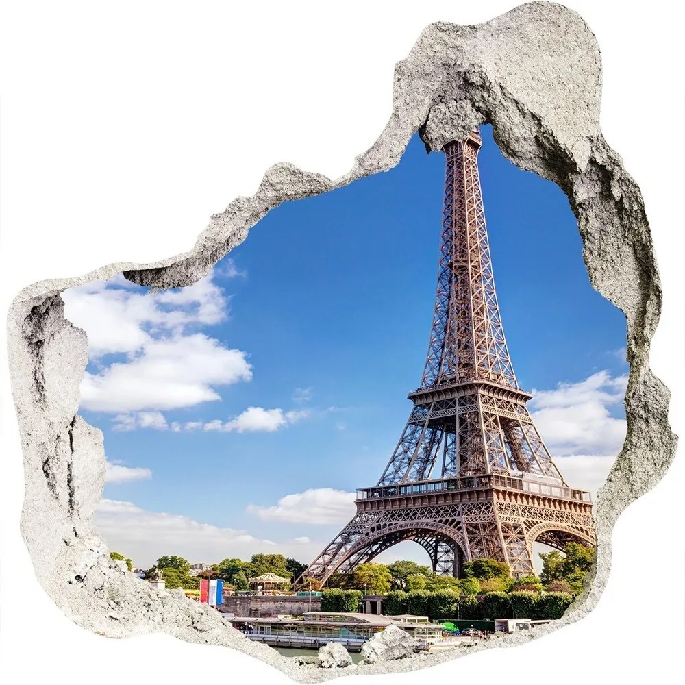 Samolepiaca nálepka Eiffelova veža v paríži nd-p-59254074