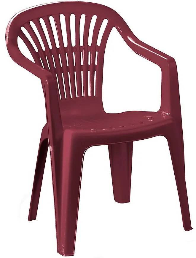 Plastová stolička Scilla burgund