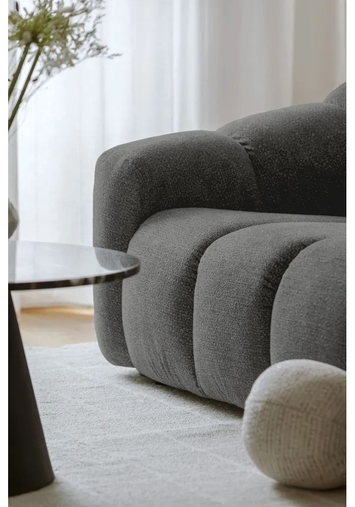 Sivé kreslo Shell – Miuform