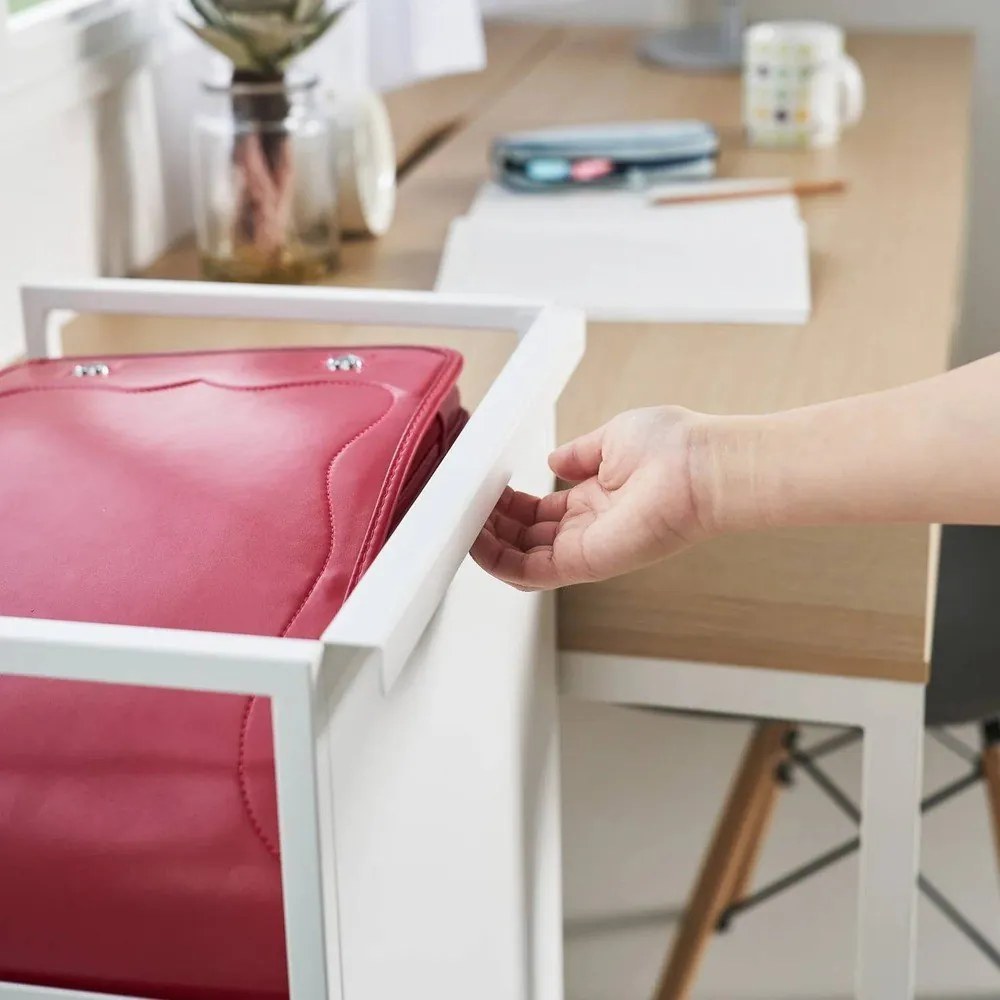 Biely kovový pojazdný regál 42x84,5x32 cm Tower – YAMAZAKI