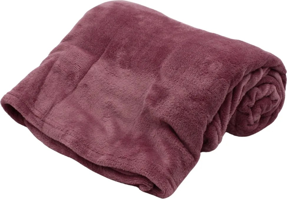 Home Elements Mikroflanelová deka, staroružová