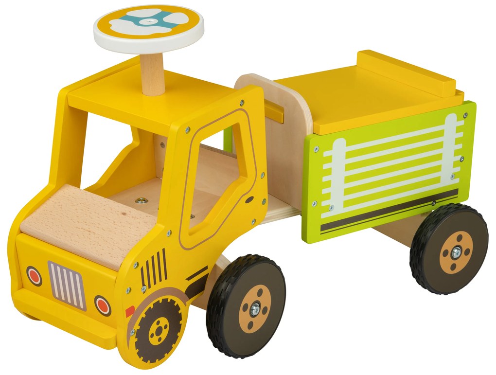 Playtive Drevené odrážadlo Ride-On Truck (žltá)  (100372860)