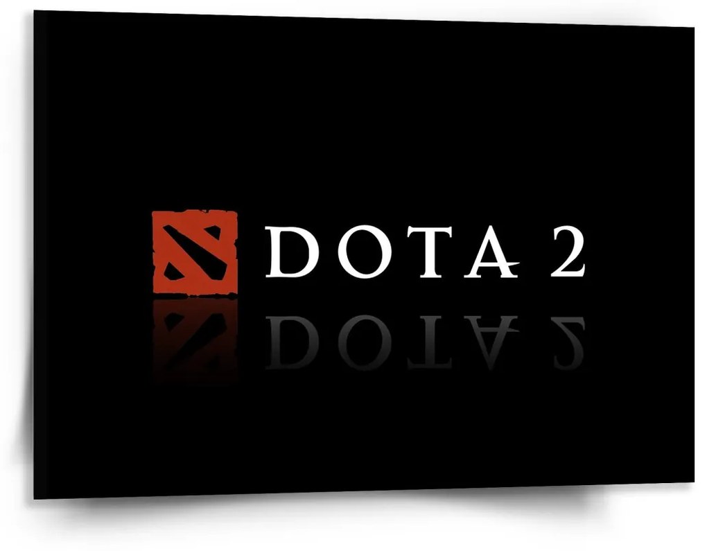 Sablio Obraz DOTA 2 Čierna - 150x110 cm