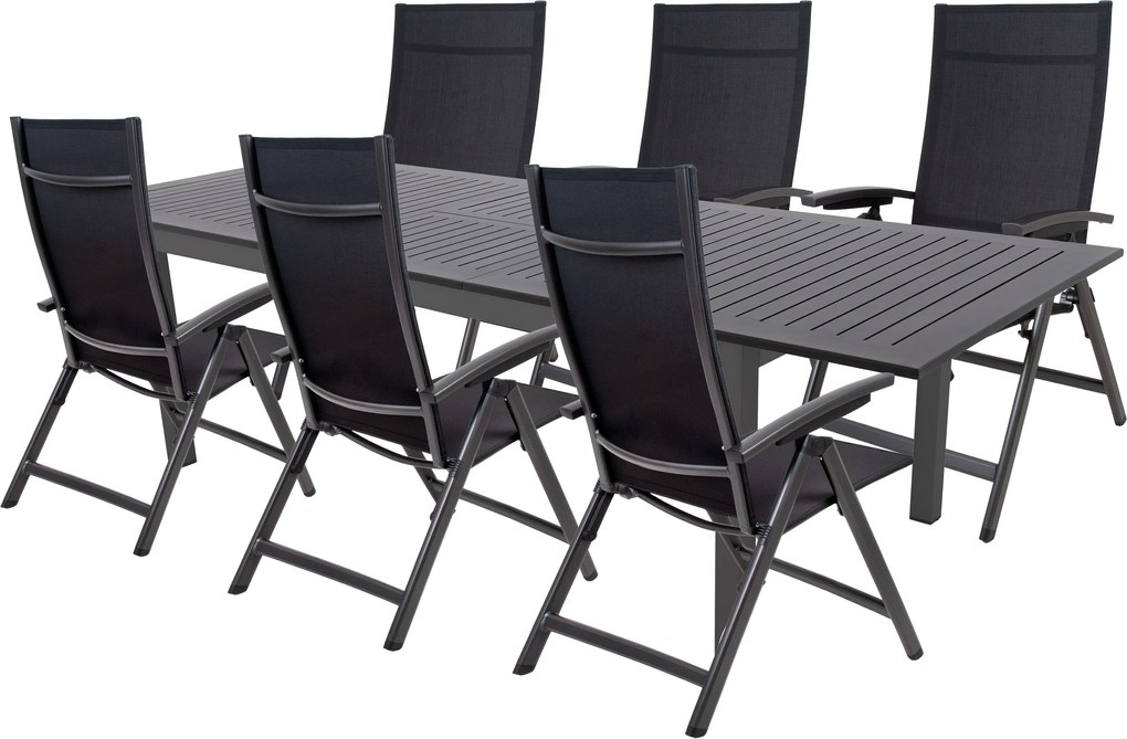 Doppler EXPERT AVANTAGE antracit, polohovacie kreslá, 6+1