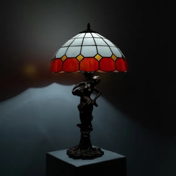 BRILAGI - Tiffany vitrážová stolná lampa SIENNA 1xE27/60W/230V