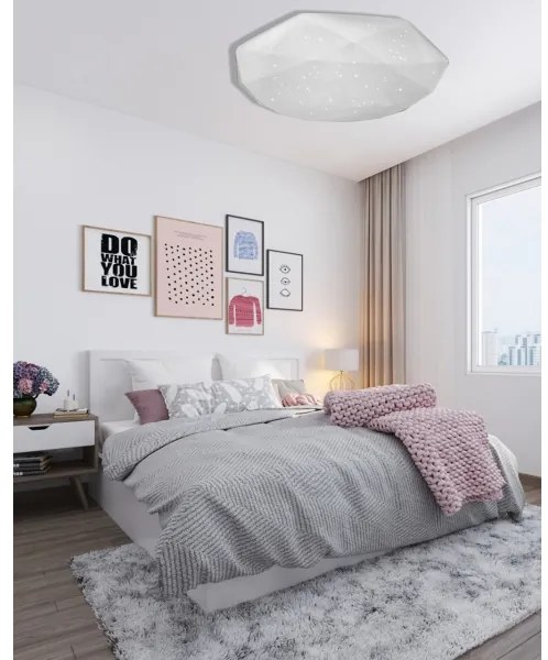 LED Stmievateľné stropné svietidlo INDUS LED/60W/230V 2700-6500K + diaľkové ovládanie