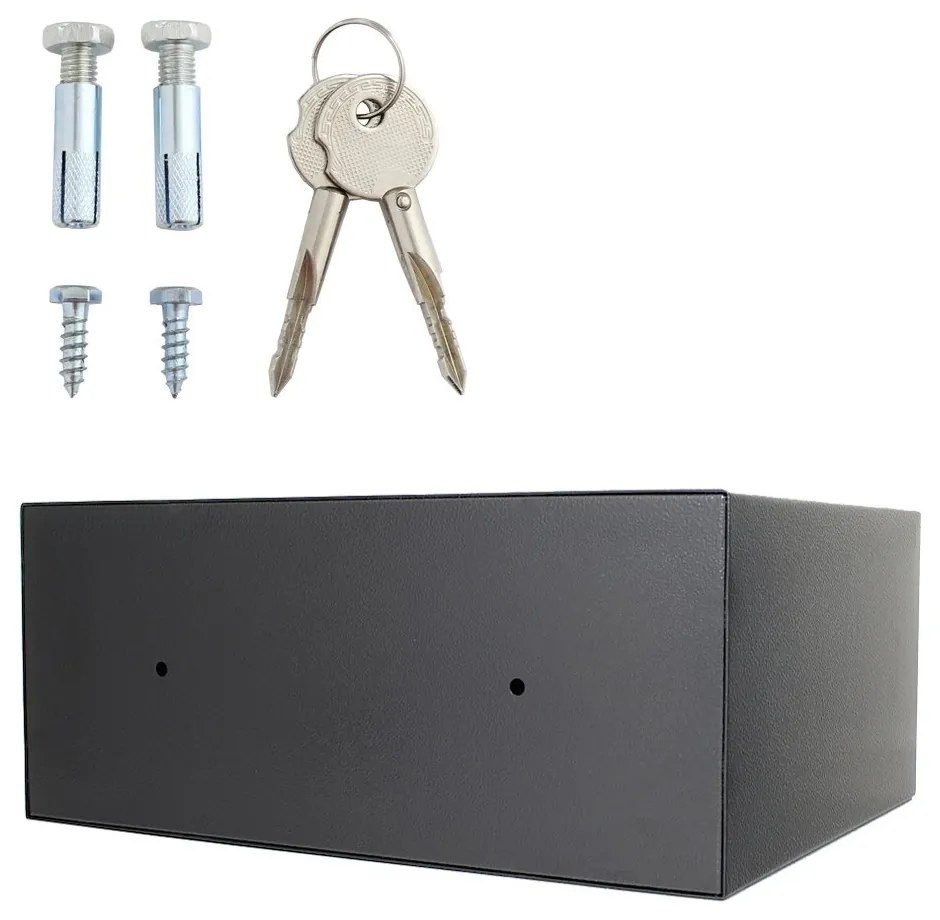 Nábytkový šuplíkový trezor, MOTION 1, elektronický zámok, 200 x 470 x 370 mm
