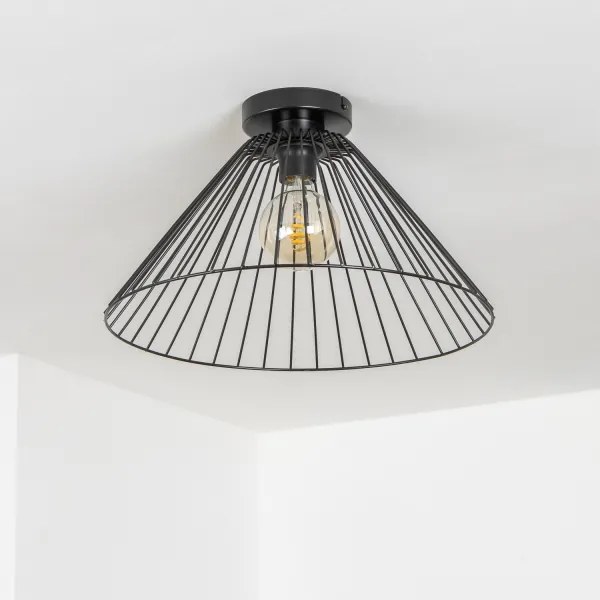 Brilagi - LED prisadený luster CERIA WIRE 1xE27/40W/230V priemer 45 cm čierny