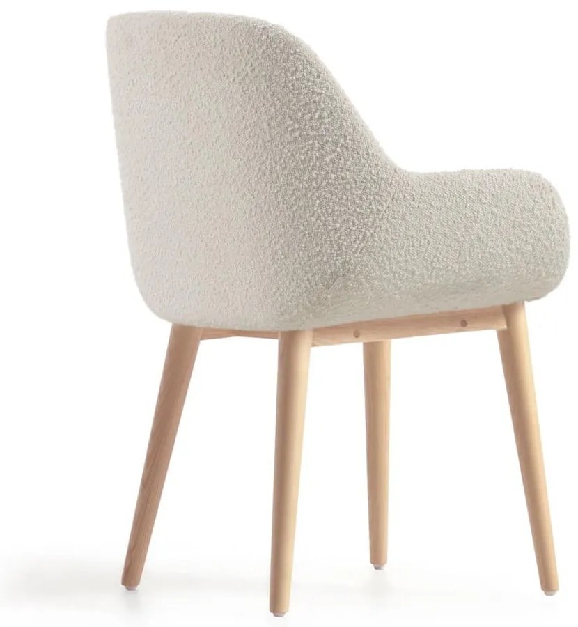 Biela jedálenská stolička Konna – Kave Home