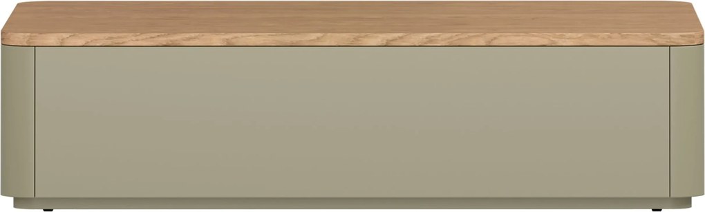 Konferenčný stolík Elivo 100x60 cm so zásuvkami - eukalyptus / dub baltic dune