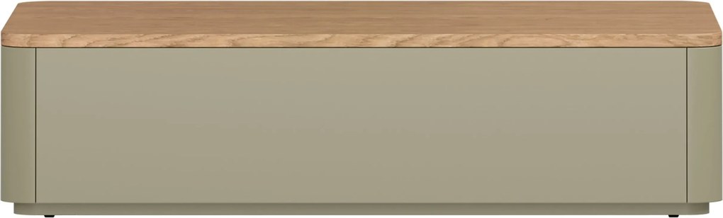 Konferenčný stolík so zásuvkami Elivo 100 cm - eukalyptus / dub baltic dune