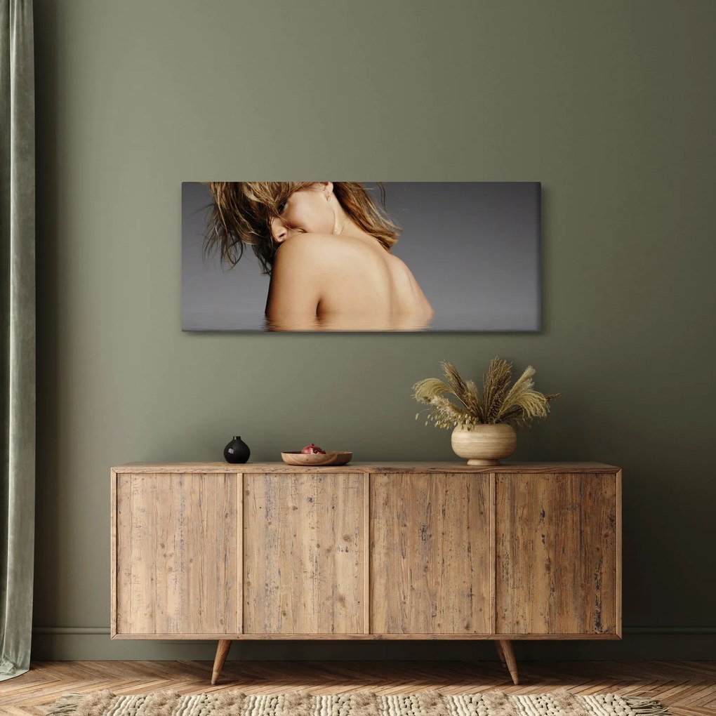 Obraz kúpajúcej sa ženy (120x50 cm)