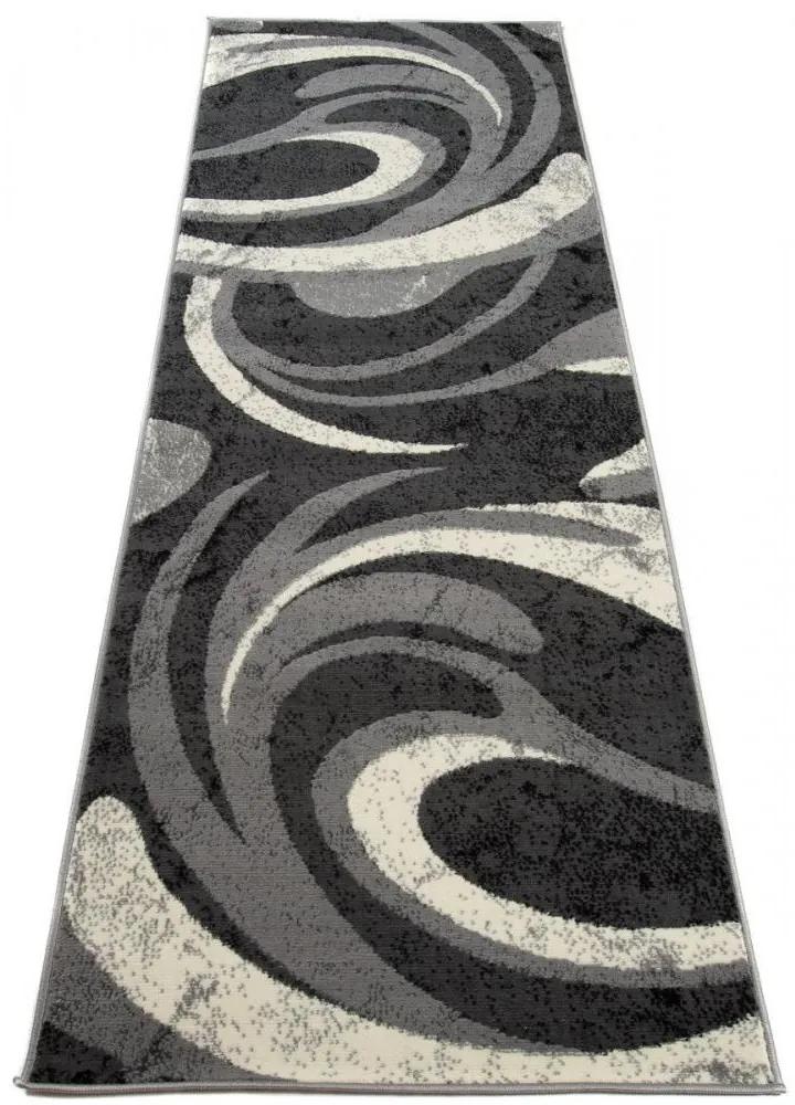 Kusový koberec PP Zoe šedý atyp 100x250cm