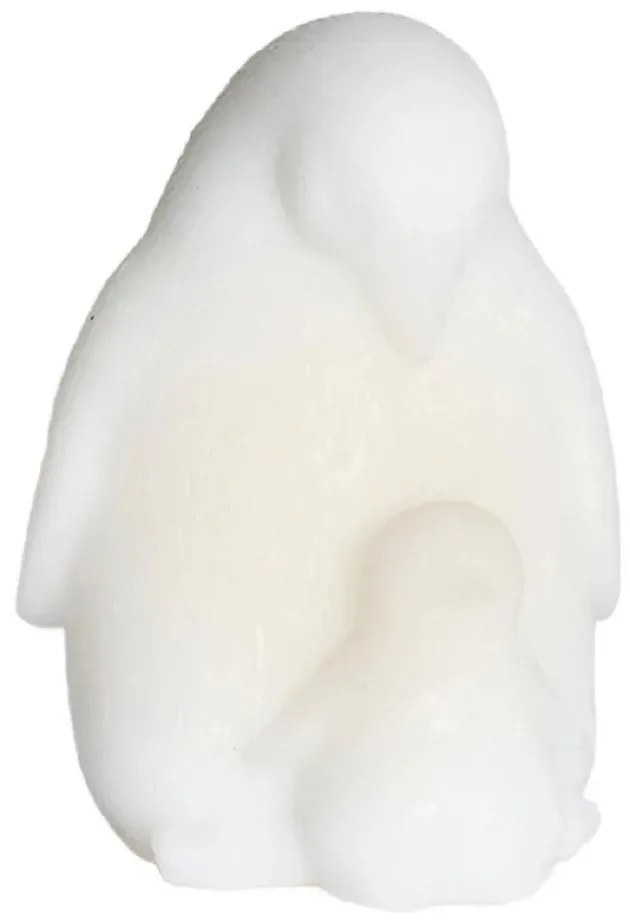 Biela svetelná dekorácia na baterky ø 9 cm Penguin – Sirius