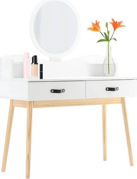 Toaletný stolík MINIMAL biely PHO1602