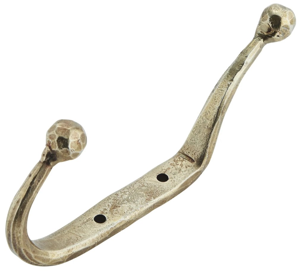 MADAM STOLTZ Kovový vešiak Antique Brass