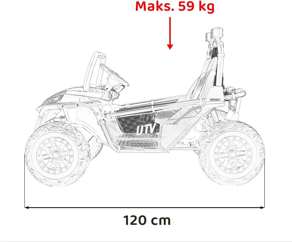 Ramiz Bugina Buggy FASTER žltá