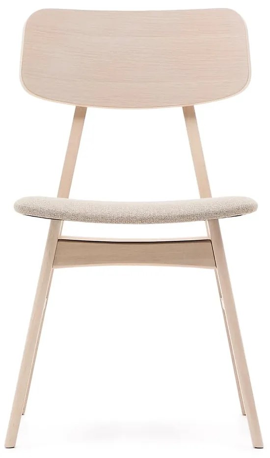 Jedálenská stolička v dekore duba v béžovo-prírodnej farbe v súprave 2 ks Selia – Kave Home