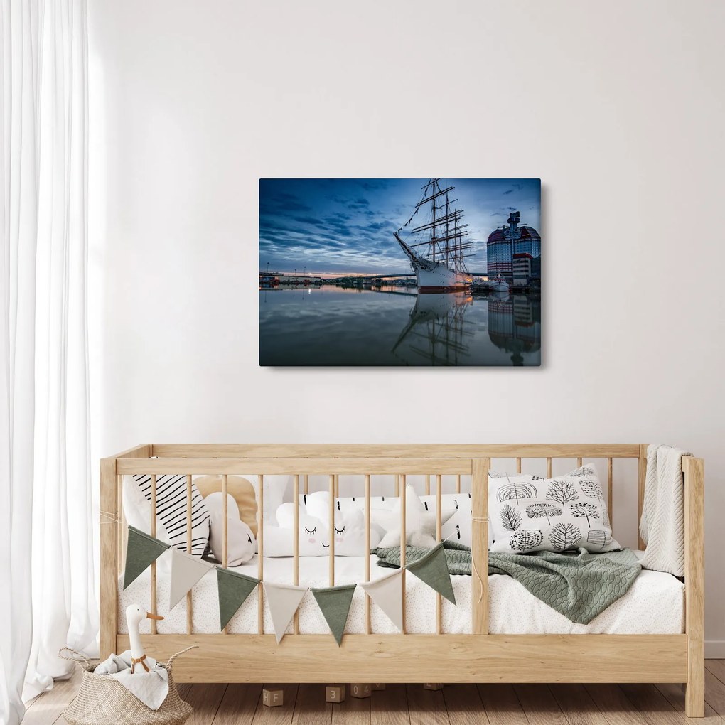 Obraz plachetnice (90x60 cm)