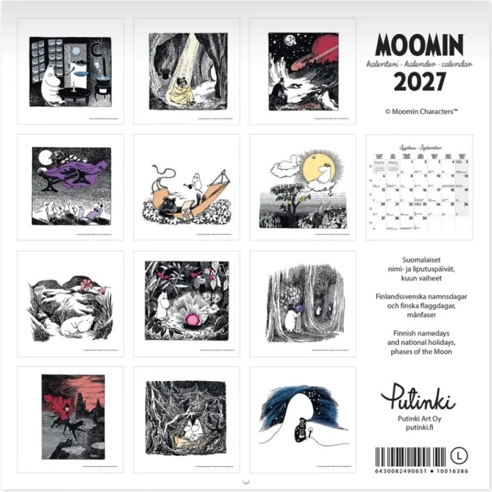 Moomin kalendár 2027 / 30x30 cm