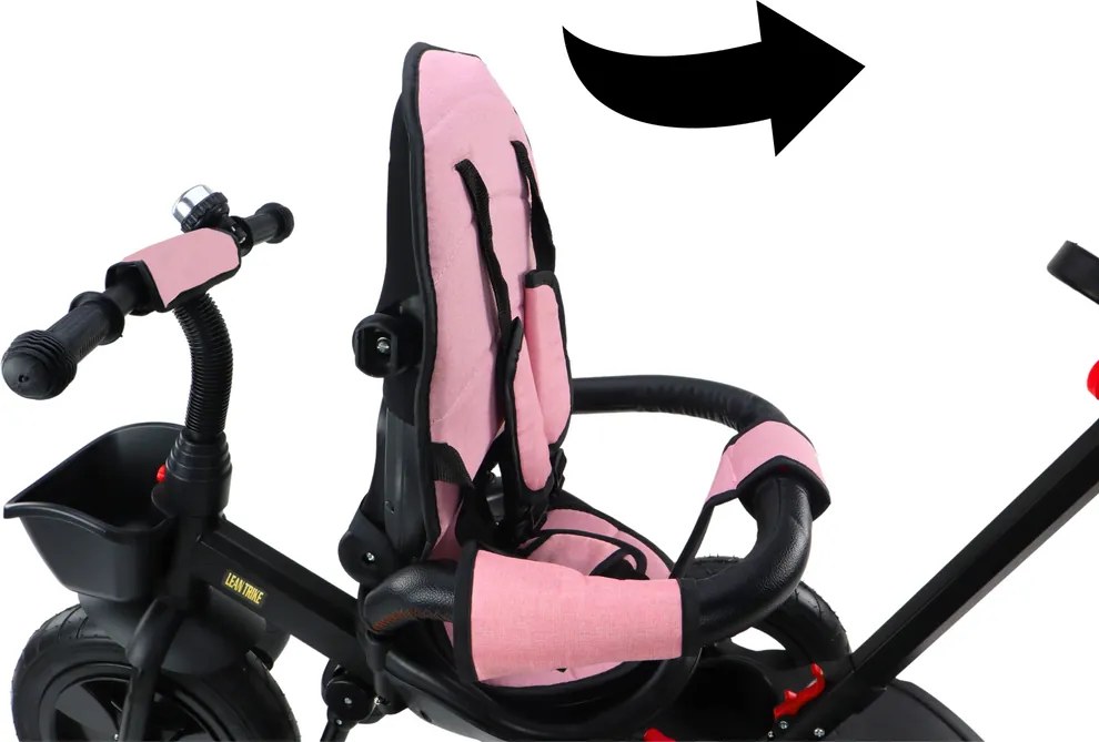 LEAN Trike Trojkolka PRO550 ružová