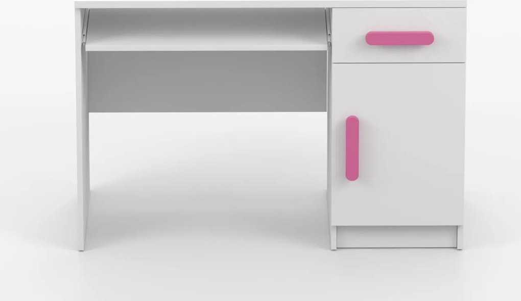 Písací stôl SCOUT - biely (viac variant)