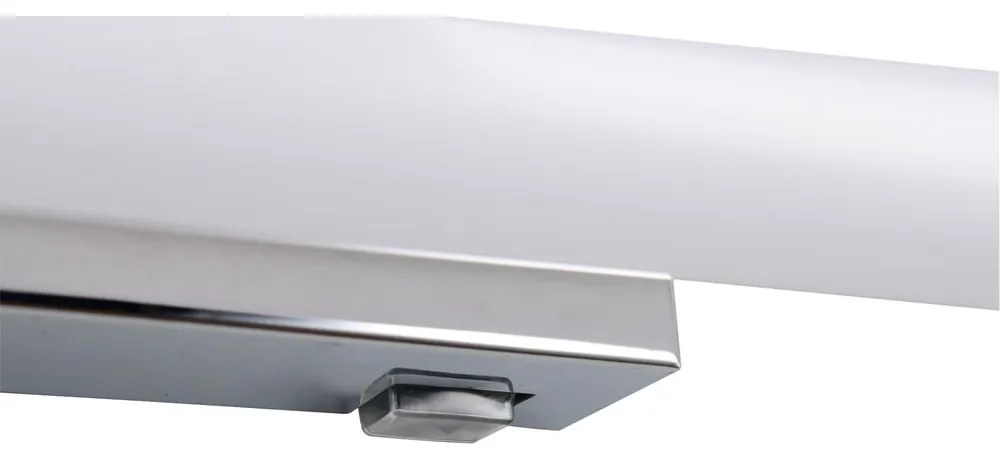 LED nástenné svietidlo v lesklo striebornej farbe Mattimo – Trio