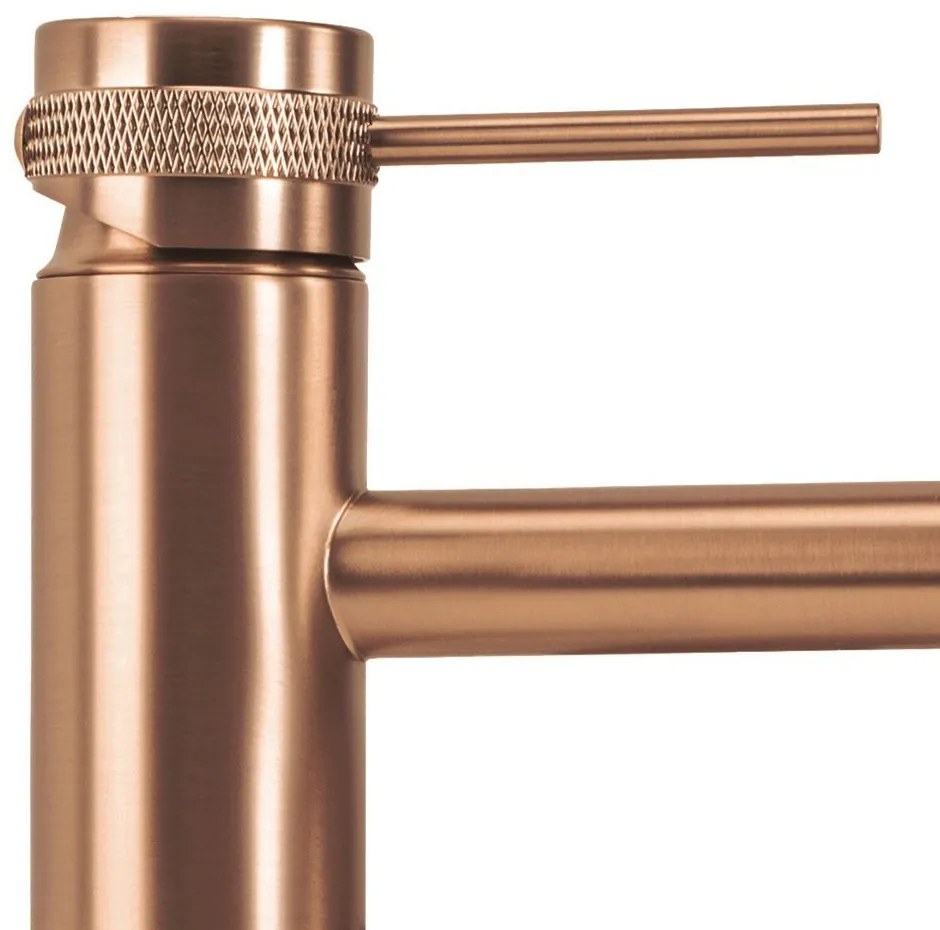 Rea Lungo Grip, vysoká umývadlová batéria h-280, medená matná, REA-B6896