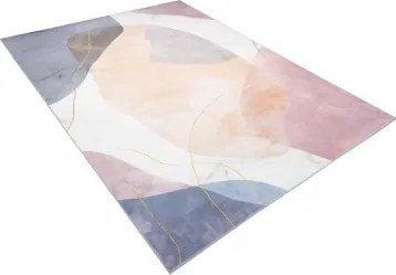 TA Koberec C-004 FLANNEL PRINTED Viacfarebný Obdĺžnikový Rozmer: 80x150 cm