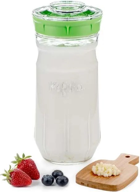 Kefirko Kefir fermenter nádoba na výrobu kefíru modrá 1,4 l