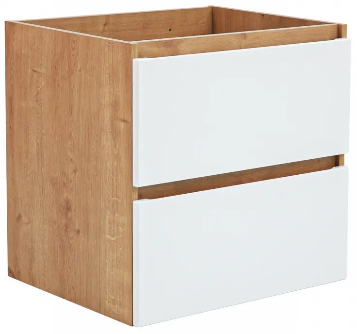 COMAD MONAKO OAK WHITE 820 Skrinka pod umývadlo 60cm - Comad