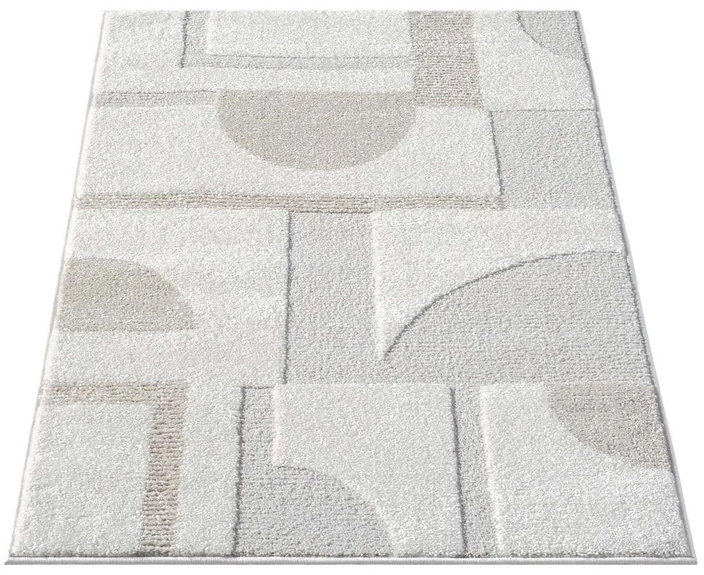 Dekorstudio Moderný koberec LOUNGE 9992 - krémový Rozmer koberca: 140x200cm