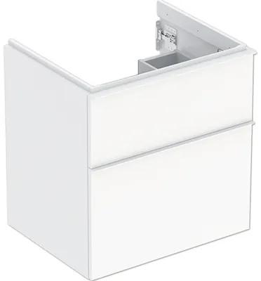 Kúpeľňová skrinka pod umývadlo GEBERIT iCon biela 59,2 x 61,5 x 47,6 cm 502,303