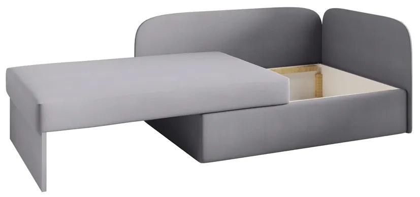 Detská rozkladacia pohovka MILO, 107x64x78, bajka 47/casablanka 19, ľavá