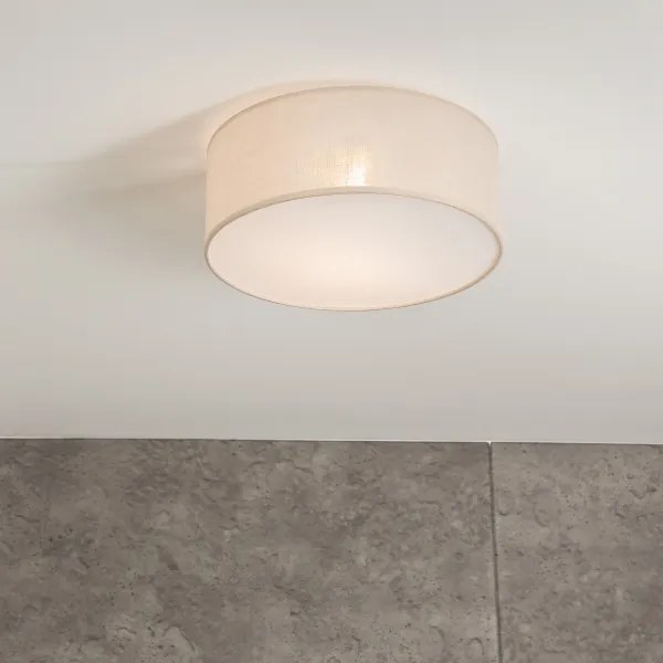 Stropné svietidlo SIRJA 1xE27/60W/230V pr. 35 cm krémová