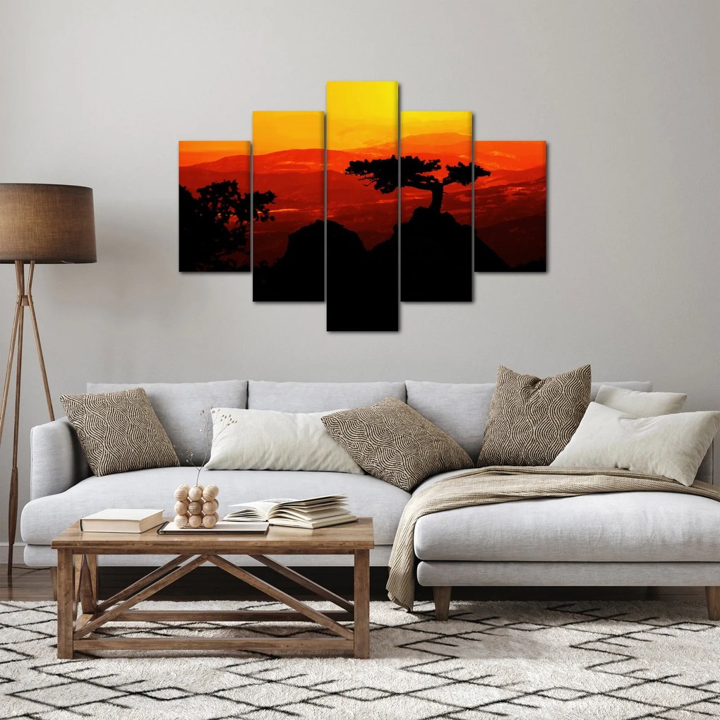 Obraz - Západ slnka (150x105 cm)
