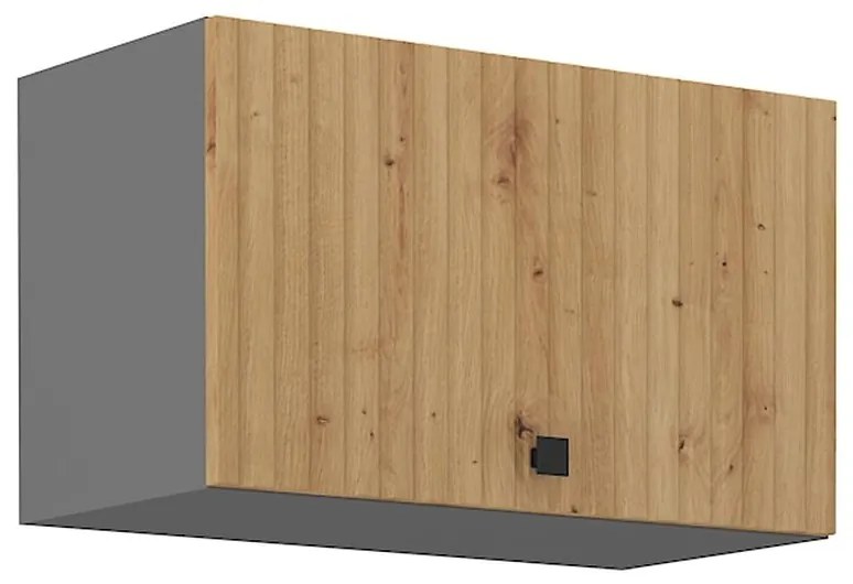 Kuchynská skrinka AVA dub artisan/antracitová 60gu-36 1f