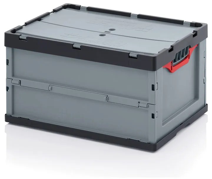 Skladacia prepravka s vekom, 600 x 400 x 320 mm