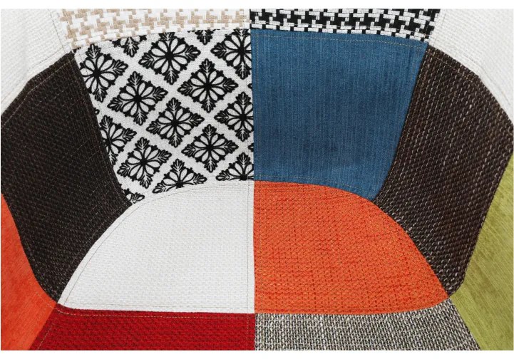 Farebný patchwork kreslo TOBO 3 NEW