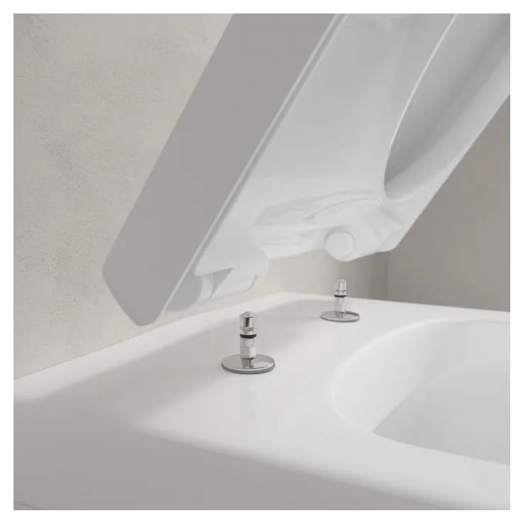 Villeroy & Boch ARCHITECTURA - WC misa bezrámová, 530x370 mm, závesný model, DirectFlush, biela alpin 5684R001