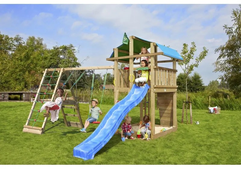 Ihrisko Jungle Fort so šmykľavkou a modulom Climb Frame 2.0
