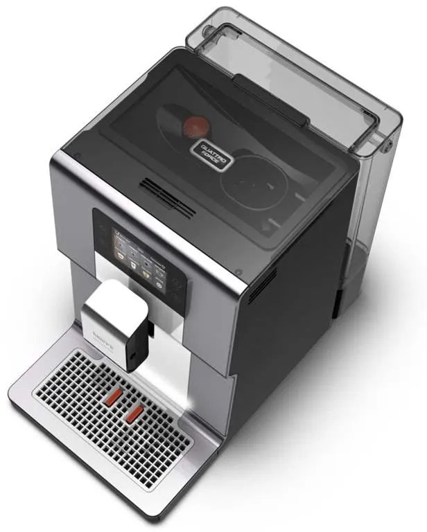 Automatický kávovar Krups Intuition Preference Plus EA875E10 chrome & milk pot (použité)