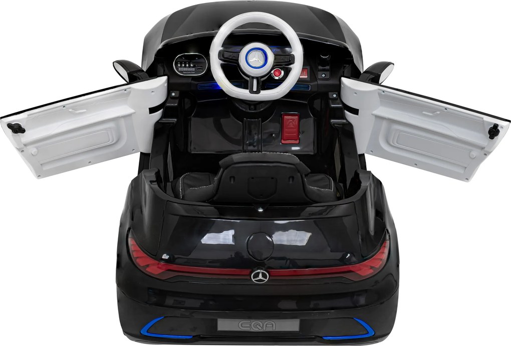 Ramiz Mercedes Benz AMG EQA pre deti čierna